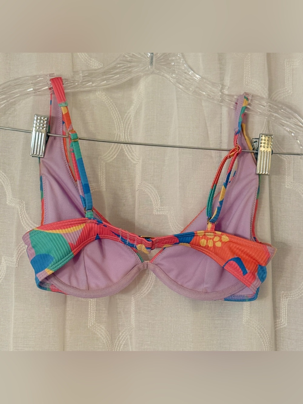 Hollister Bright Floral Ribbed Bikini Set XS 🌺☀️ - Picture 5 of 12